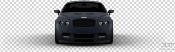 Dark Blue Bentley Luxury Car PNG Transparent