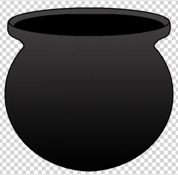 Black Cauldron PNG Transparent Background