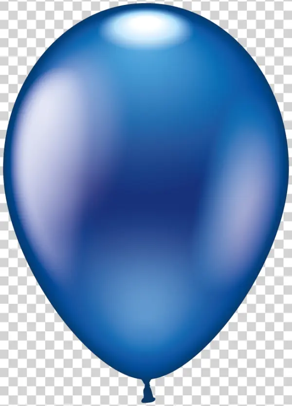 Blue Balloon PNG Transparent Background