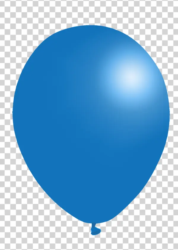 Blue Balloon PNG Transparent Background