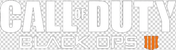 Call of Duty Black Ops 4 Logo PNG Transparent