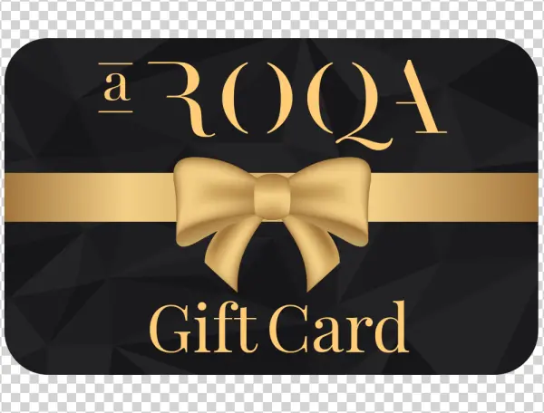 Luxury Black and Gold Gift Card PNG with Bow