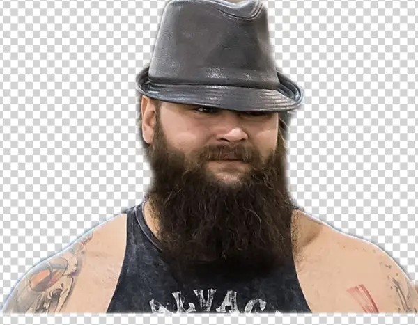 Bray Wyatt with Fedora and Beard PNG Transparent
