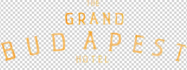 The Grand Budapest Hotel Logo PNG Transparent Background