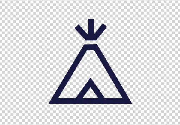 Teepee Tent Icon PNG Transparent