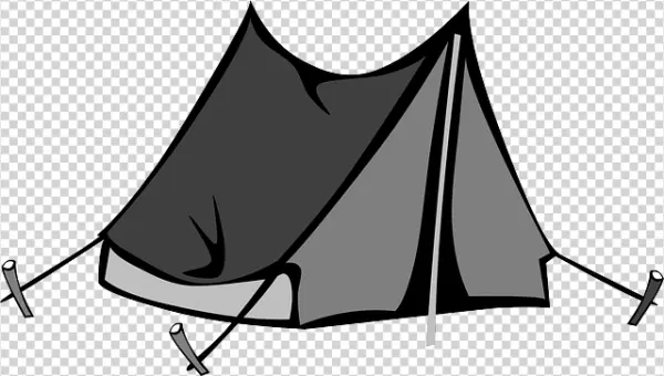 Camping Tent PNG Transparent Background