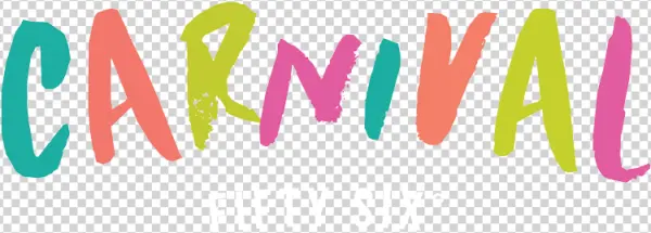 Carnival Fifty Six Degree Colorful Logo PNG