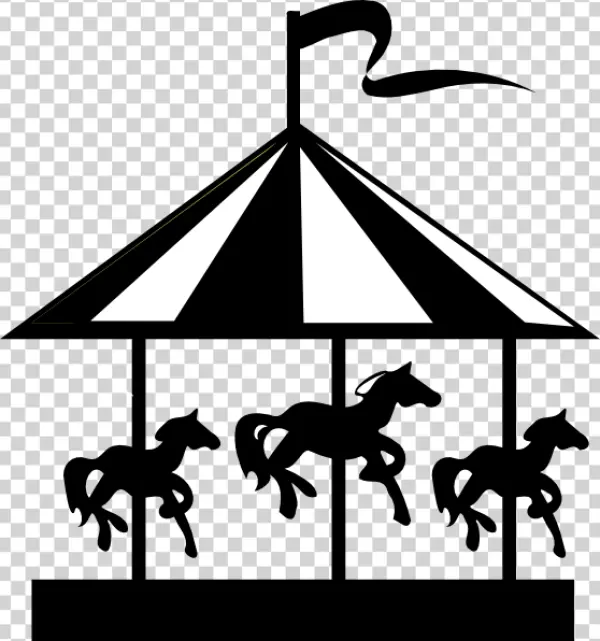 Carousel Silhouette PNG