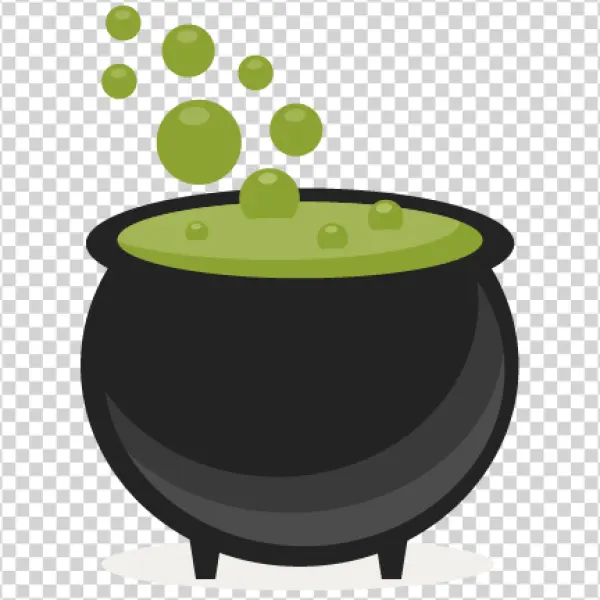 Bubbling Cauldron PNG Transparent Background