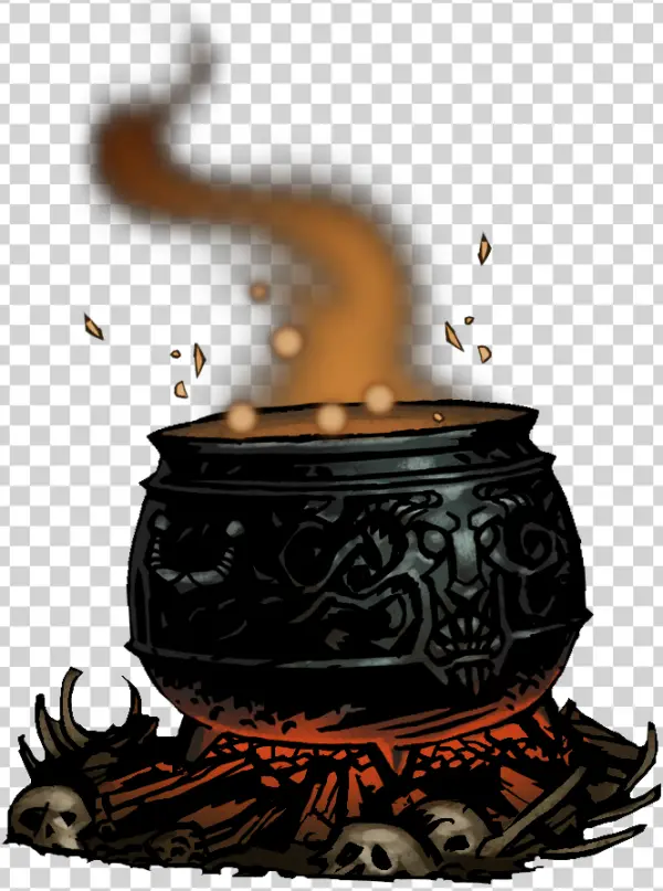 Dark Fantasy Cauldron Potion Transparent PNG