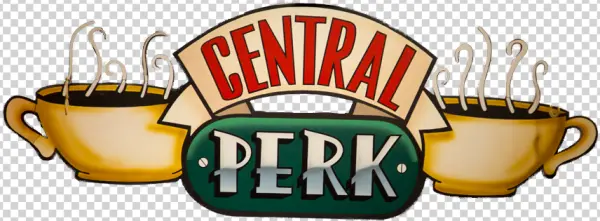 Central Perk Logo PNG Transparent Background