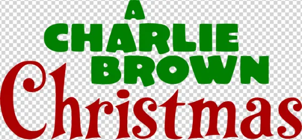 A Charlie Brown Christmas Title Logo PNG Transparent