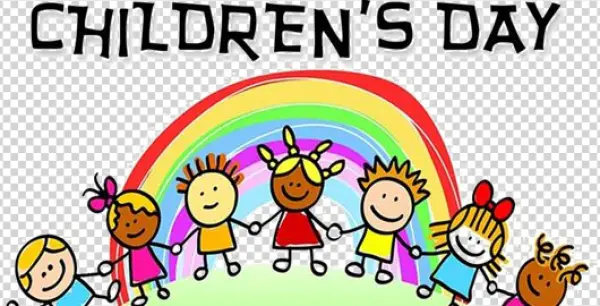 Children's Day Rainbow Kids PNG Transparent Background