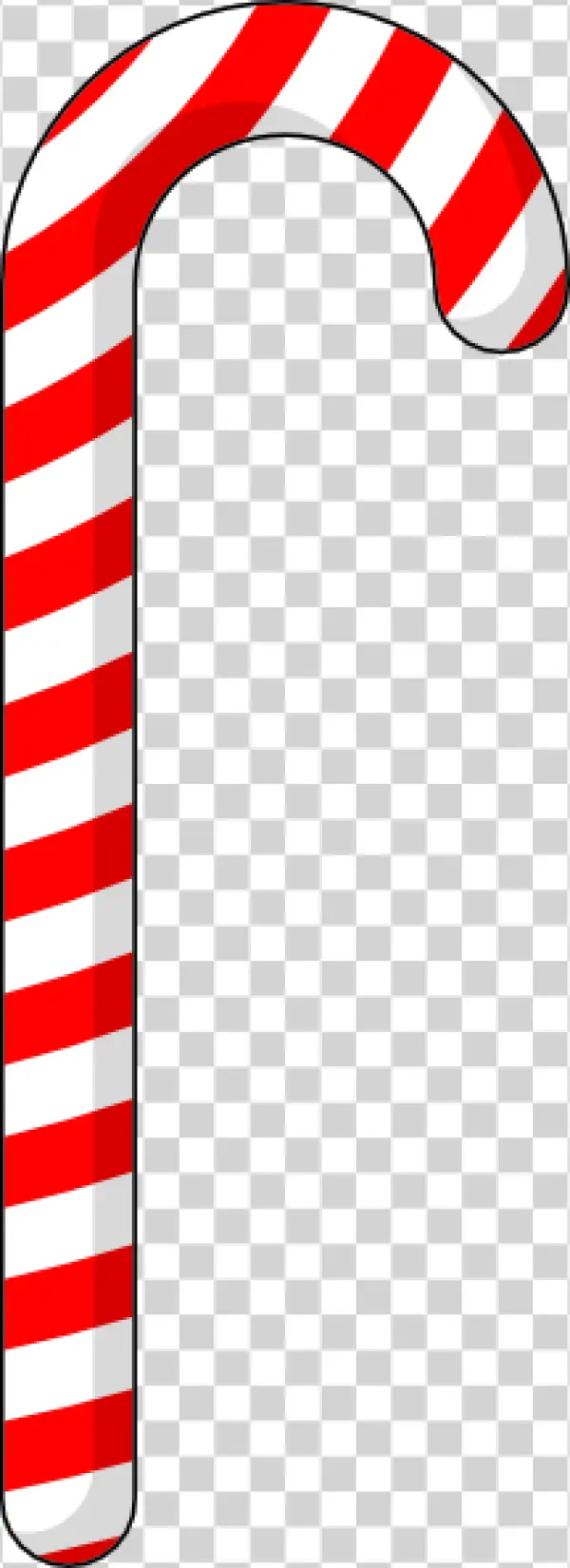 Candy Cane PNG Transparent Background