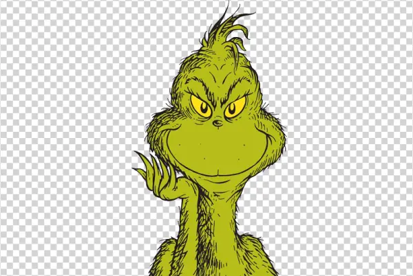 Grinch Character PNG Transparent Background