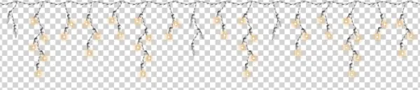 Warm Orange String Lights PNG
