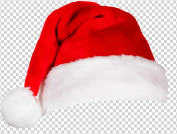 Santa Hat PNG Transparent Background