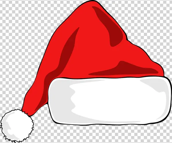 Santa Hat PNG Transparent Background