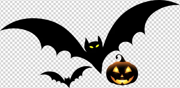 Spooky Jack-o'-lantern with Glowing Eyes PNG