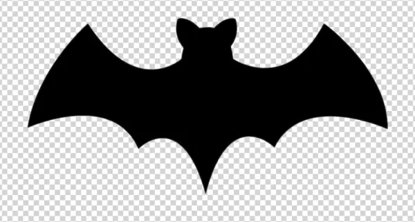 Bat Silhouette PNG Transparent Background