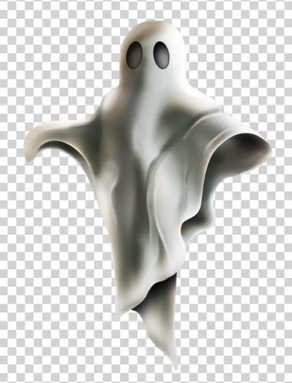 Cute Cartoon Ghost PNG Transparent Background