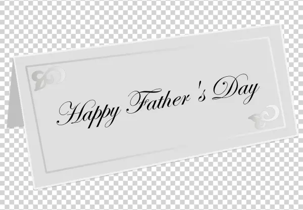 Happy Father's Day Card PNG Transparent