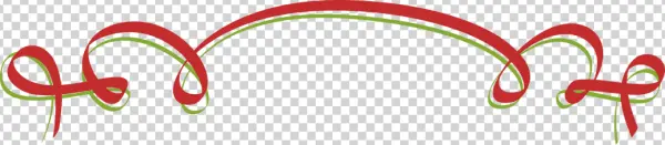 Abstract Red and Green Festive Wave PNG