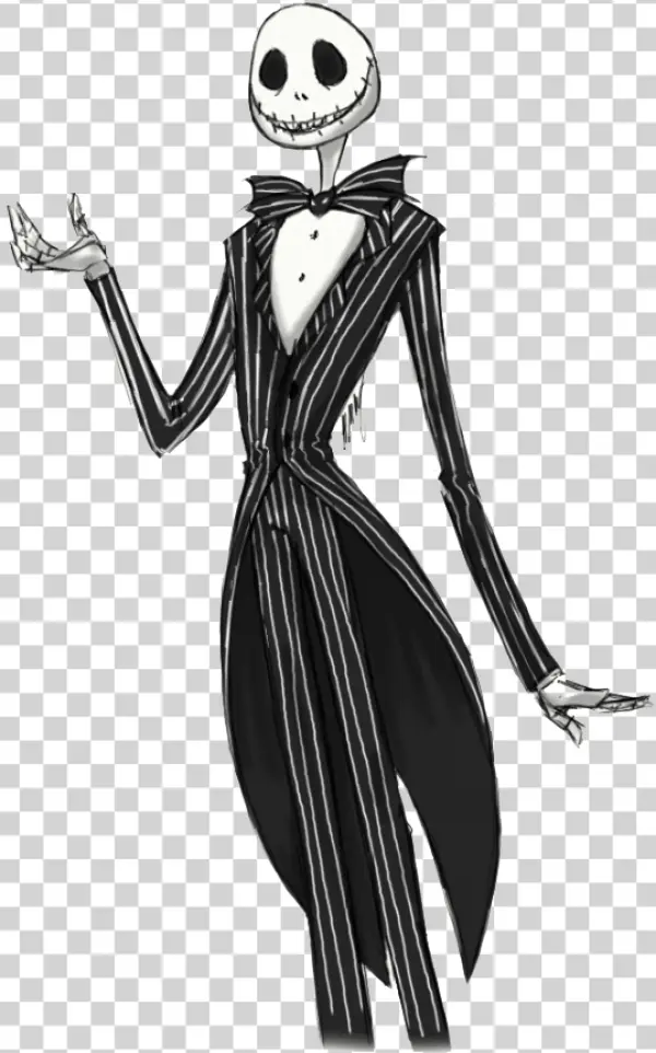 Jack Skellington PNG Transparent Background