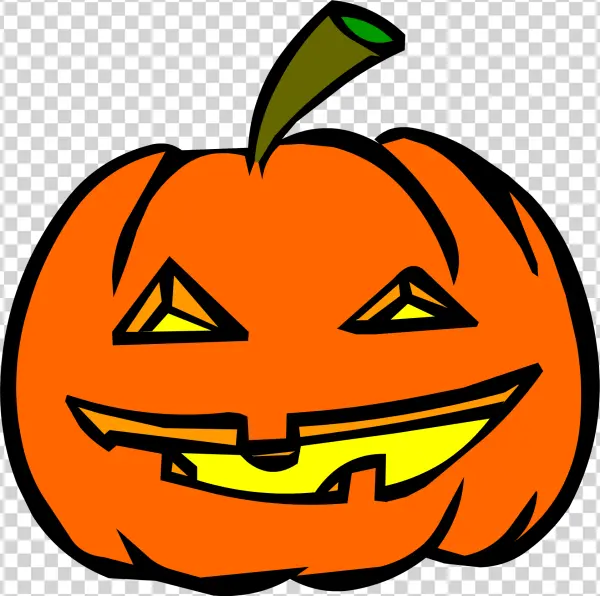 Cartoon Jack-o'-Lantern Halloween Pumpkin PNG