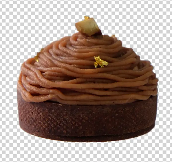 Mont Blanc Tart PNG Transparent Background