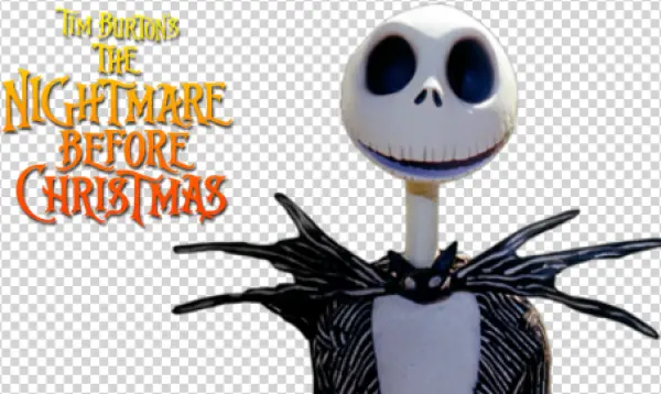 Jack Skellington and The Nightmare Before Christmas Logo PNG