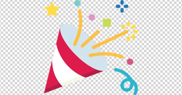 Party Popper Explosion Icon PNG