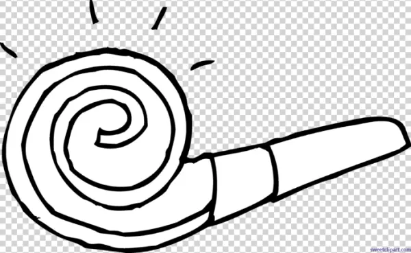 Party Blower PNG Transparent Background