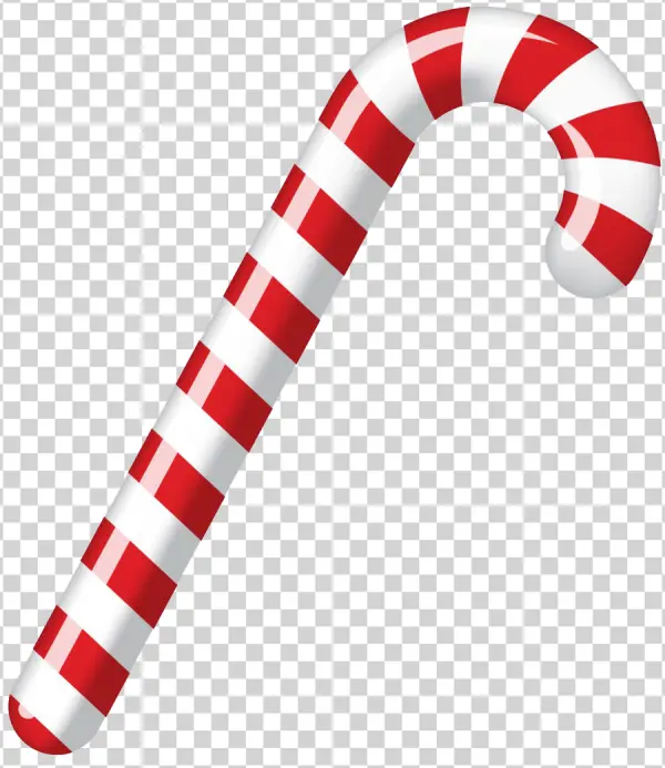 Candy Cane PNG Transparent Background