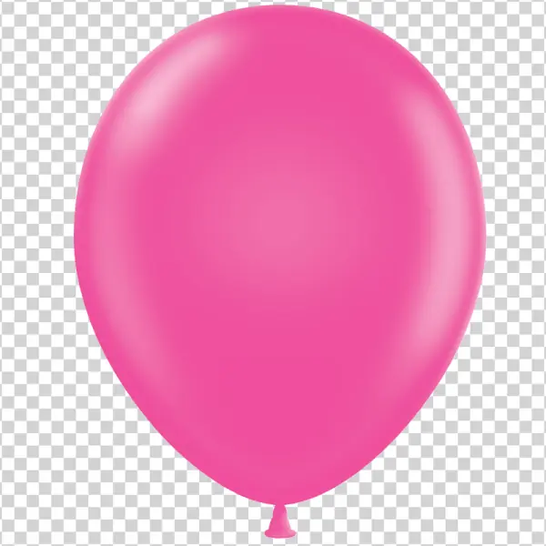 Bright Pink Balloon PNG Transparent Background