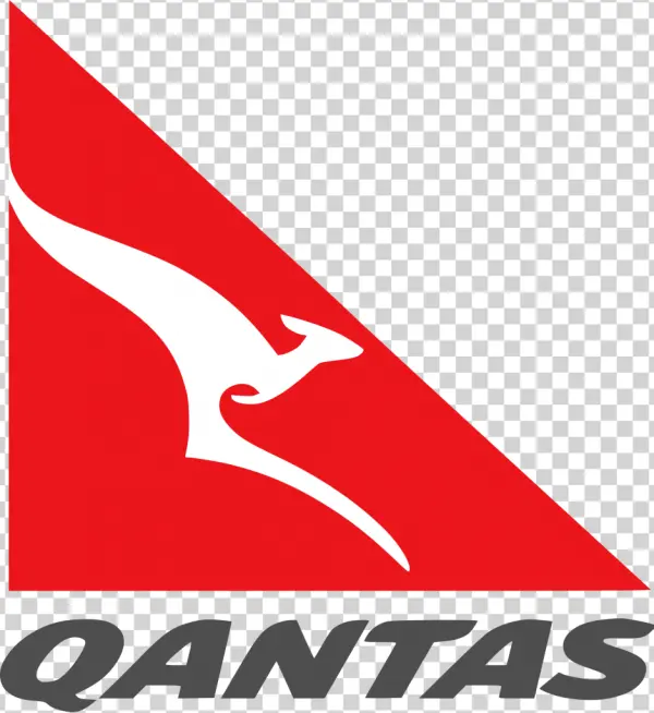 Qantas Logo PNG Transparent Background