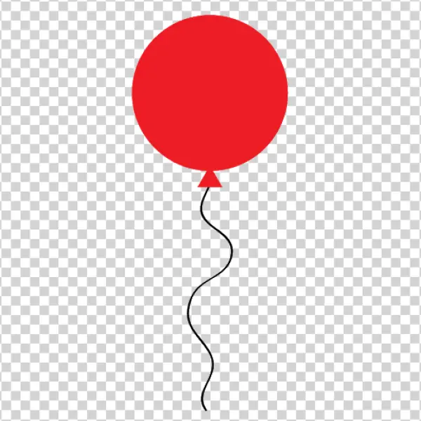 Red Balloon Transparent Background PNG