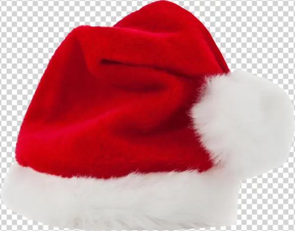 Red Santa Hat PNG Transparent Background