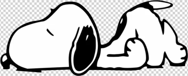 Snoopy Sleeping Transparent PNG