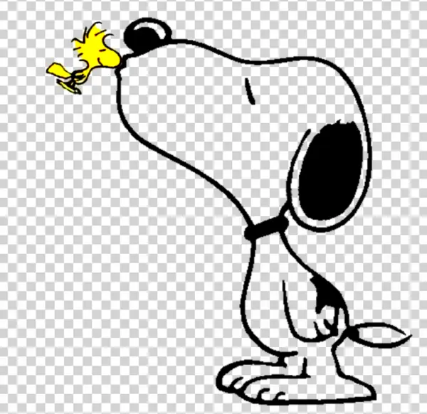 Woodstock Peanuts Character Flying PNG