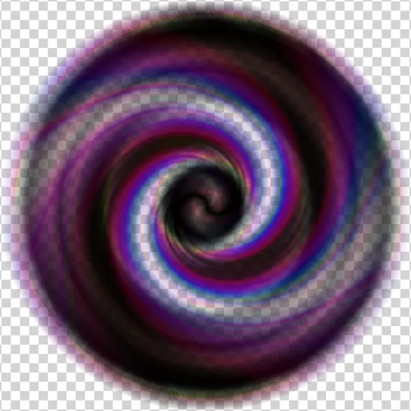 Abstract Purple Blue Vortex PNG Transparent
