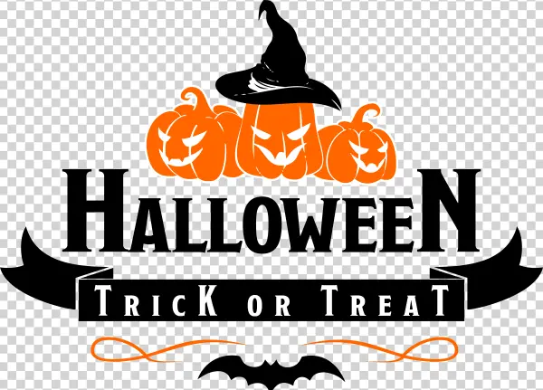 Halloween Pumpkins Trick or Treat PNG