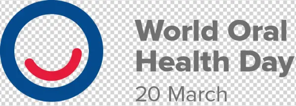 World Oral Health Day Logo PNG Transparent