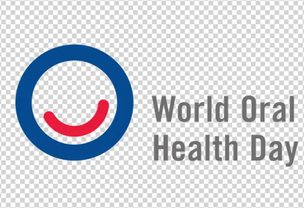 World Oral Health Day Logo PNG Transparent