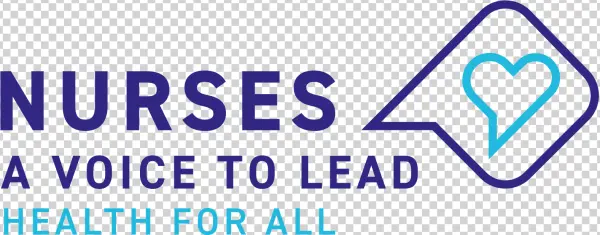 Nurses A Voice to Lead Health for All Logo PNG