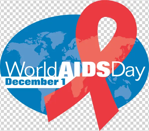 World AIDS Day December 1 Logo PNG