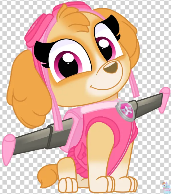 Skye from Paw Patrol Cartoon Puppy PNG