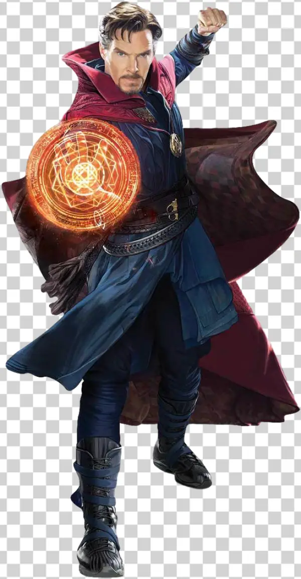 Doctor Strange with Magic Shield PNG Transparent