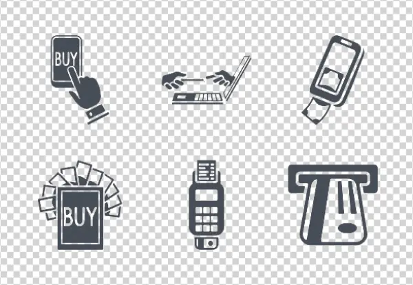 Payment Methods Icons PNG Transparent Background