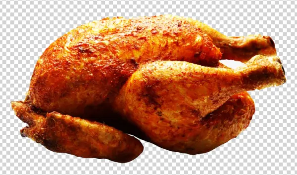 Roasted Whole Chicken PNG Transparent Background